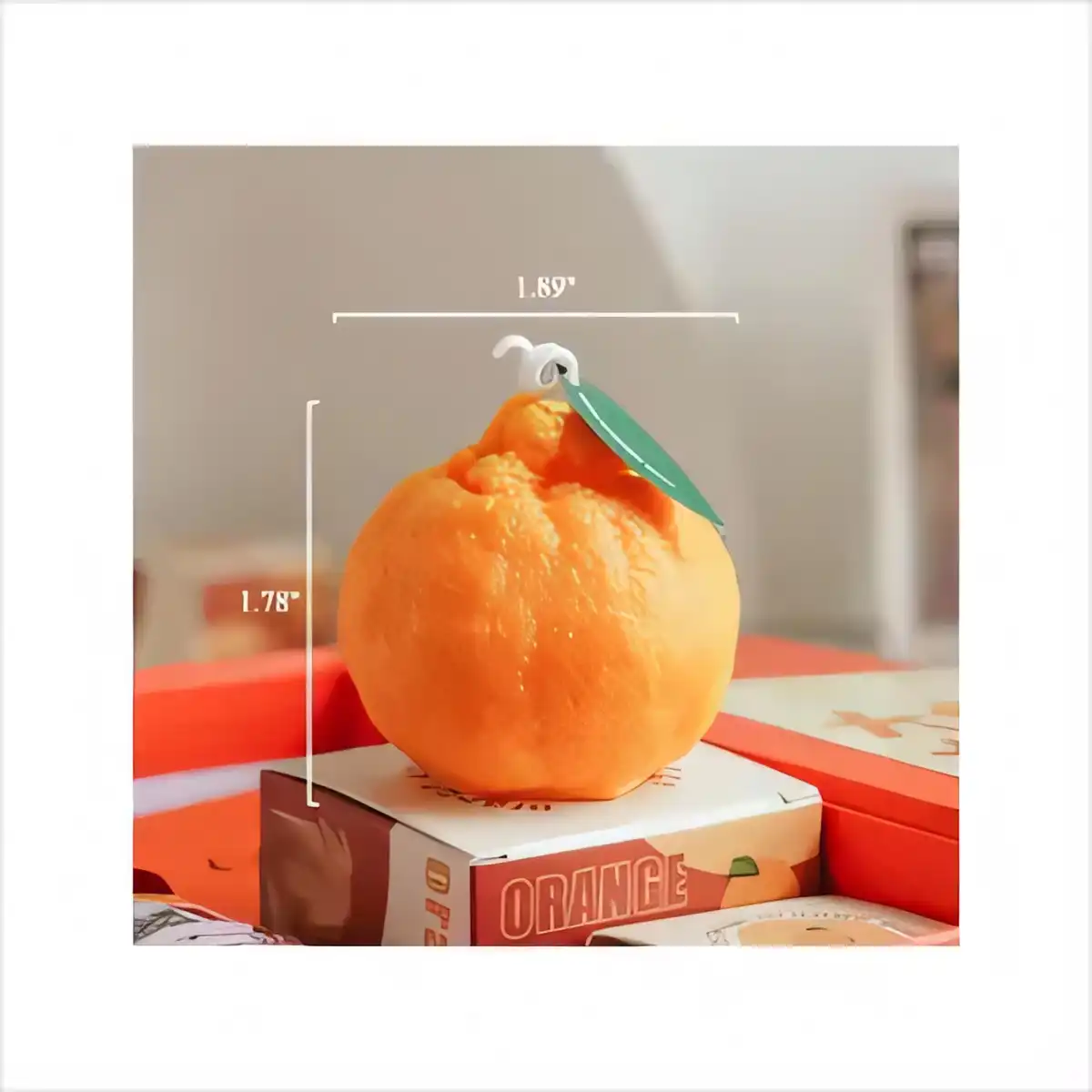 Citrus Soy Candle Glass Jar product detail view