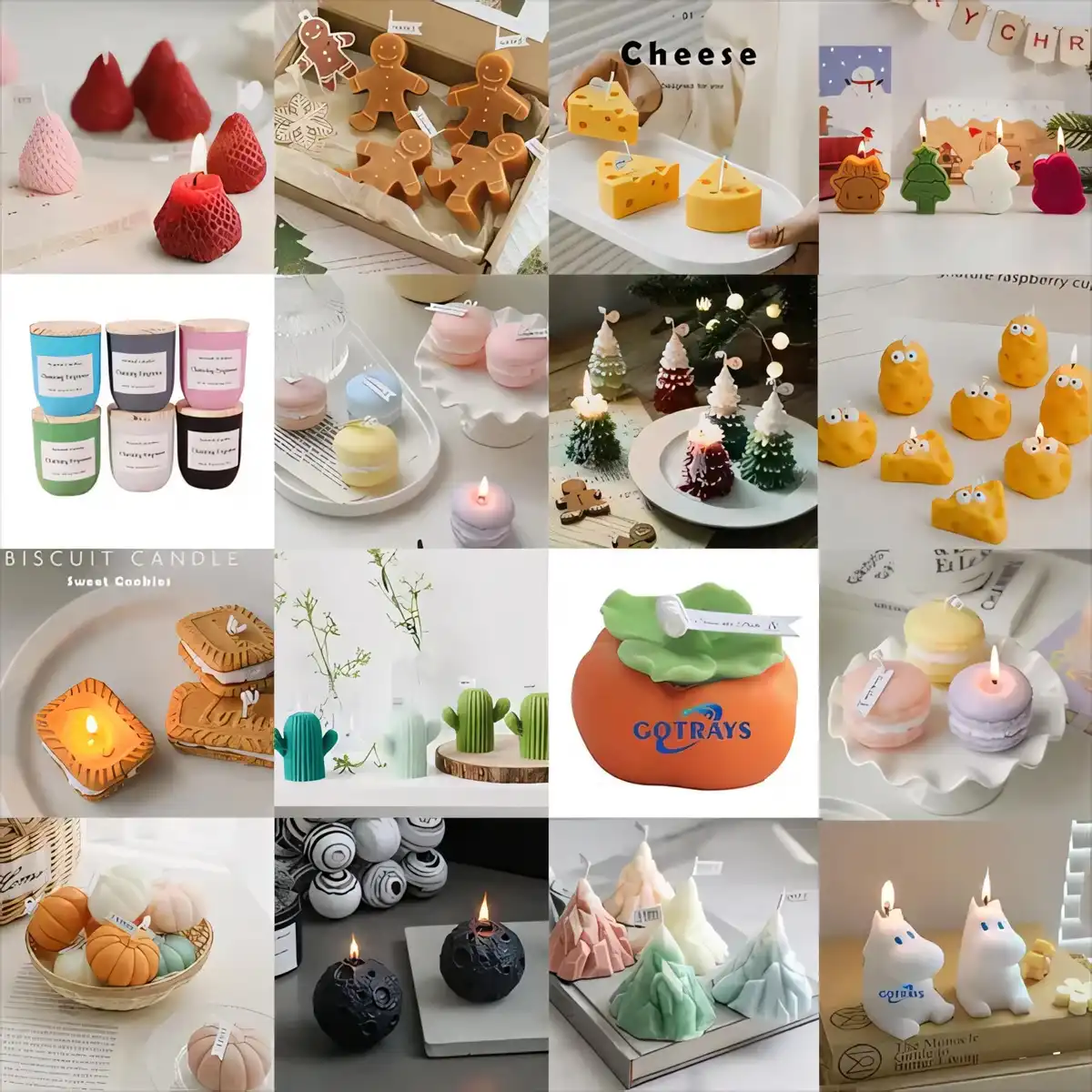 Natural Soy Aromatherapy Candles Set