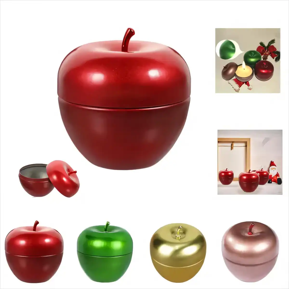 Apple Tin Storage Box