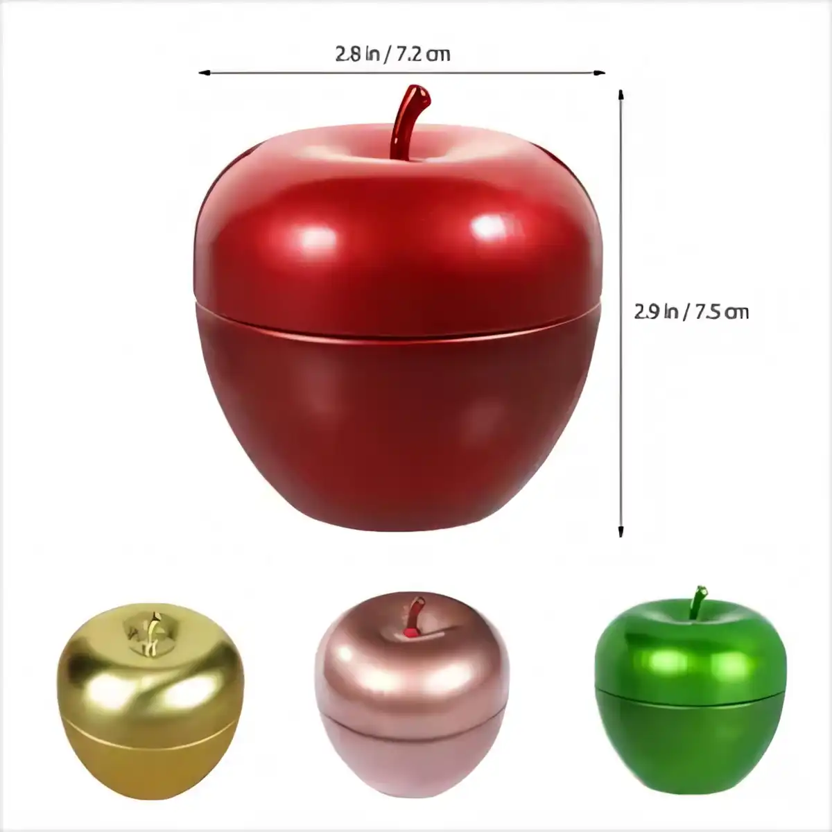Apple Tin Storage Box product detail view