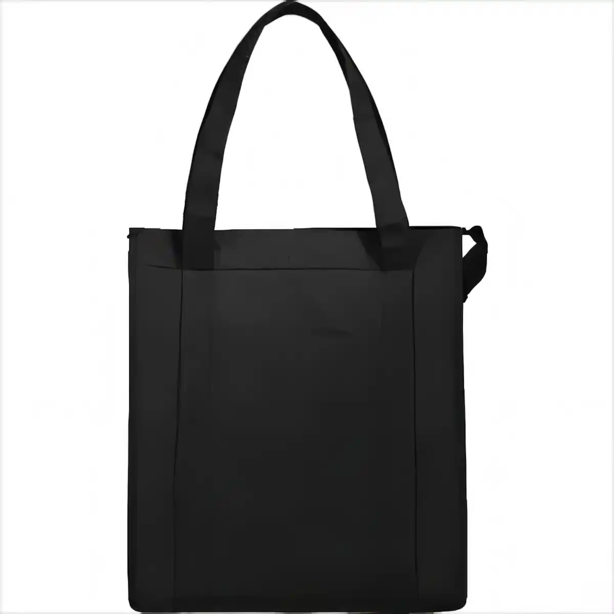 Insulated Grocery Tote with Zipper alternate product angle