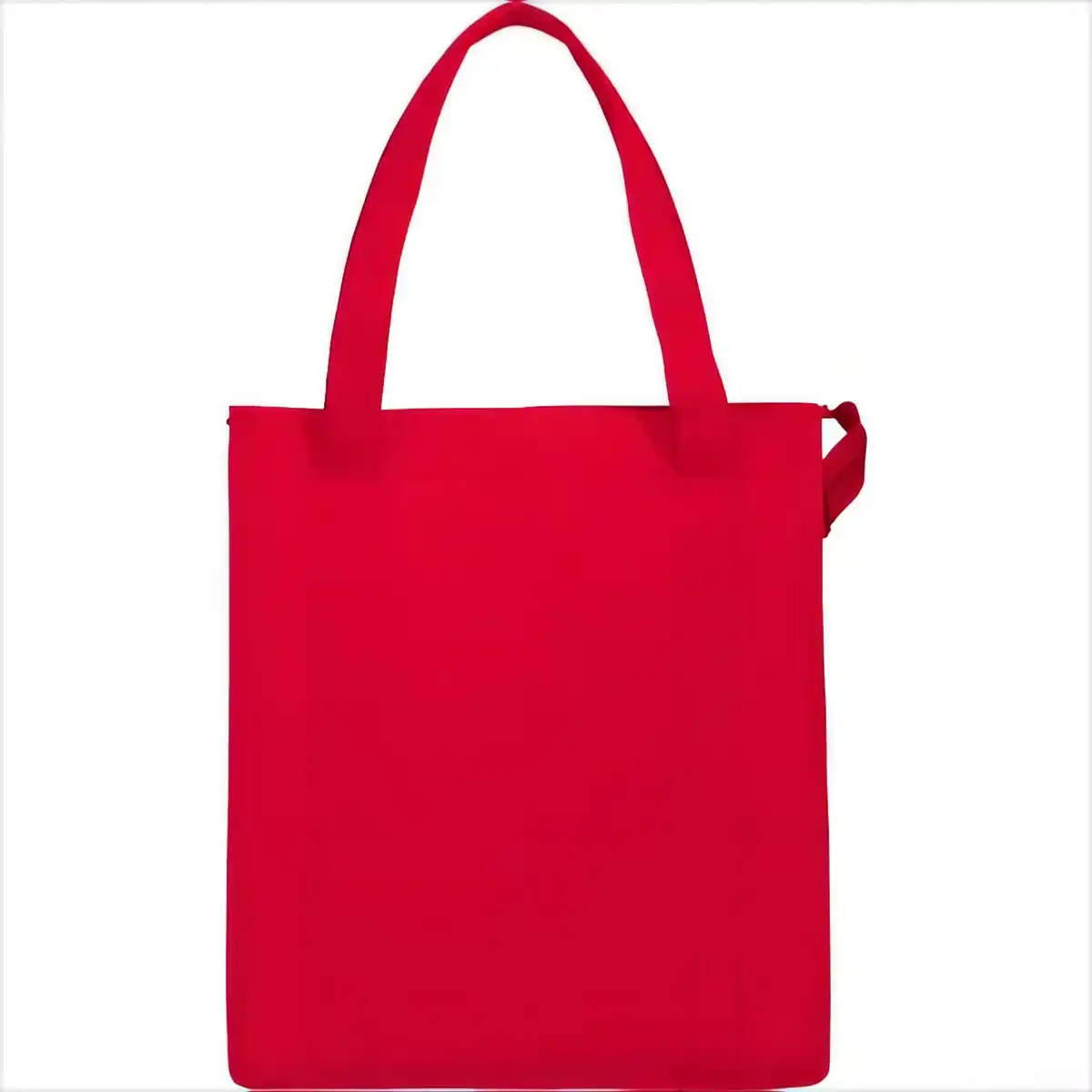 Insulated Grocery Tote with Zipper custom logo imprint view