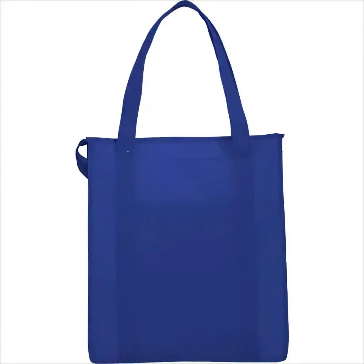 Insulated Grocery Tote with Zipper product in use