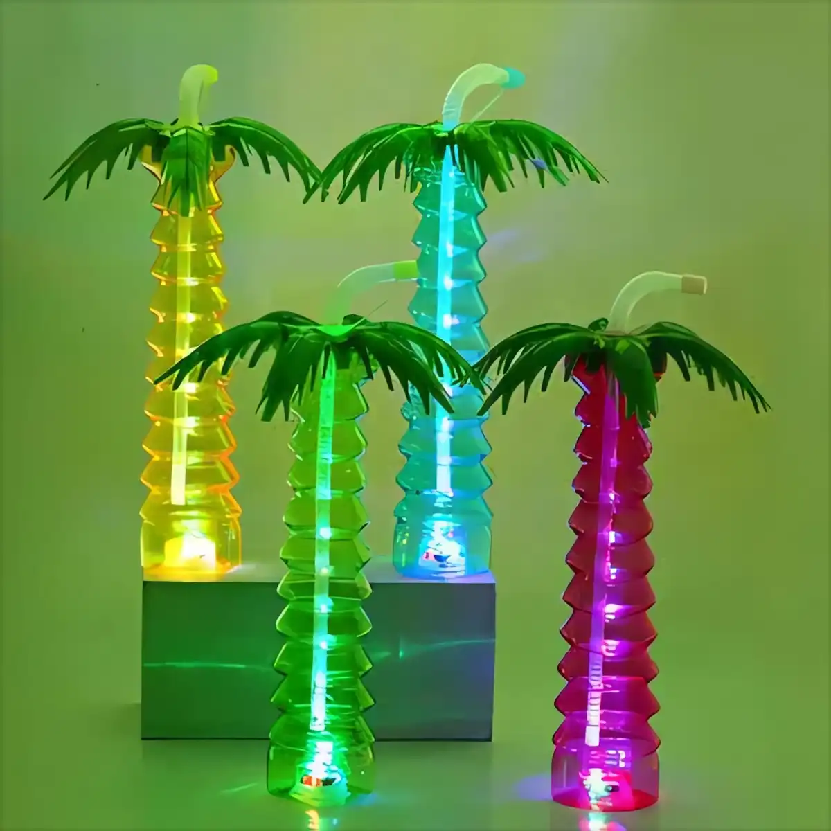 Tropical Palm Tree Cups 16oz product detail view