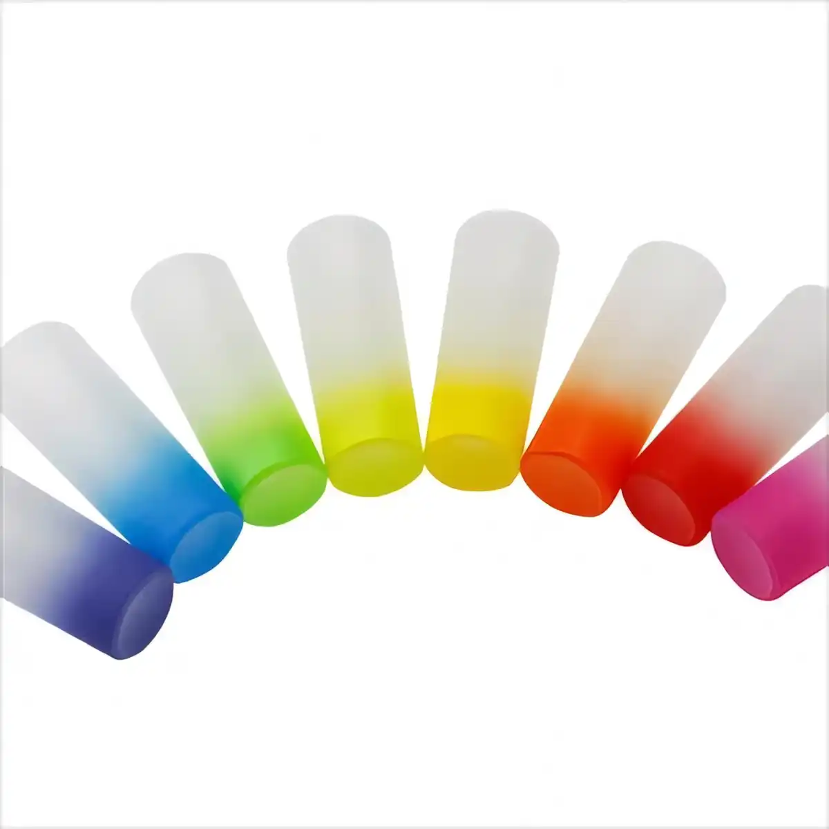 Vibrant Frosted Shot Glasses 3oz alternate product angle