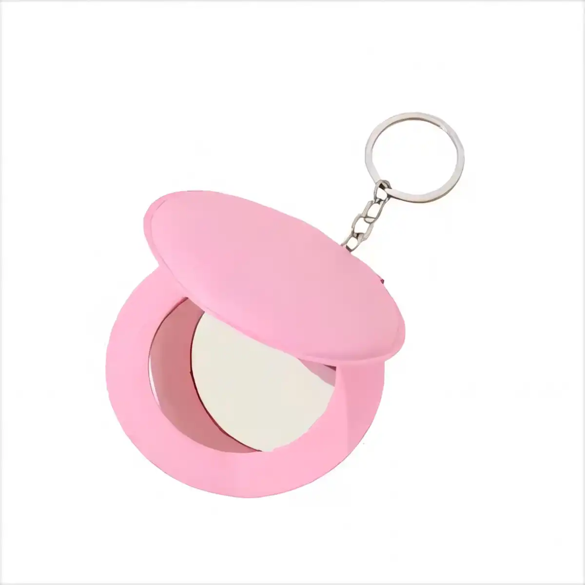 Stainless Steel PU Leather Pocket Mirror product with accessories