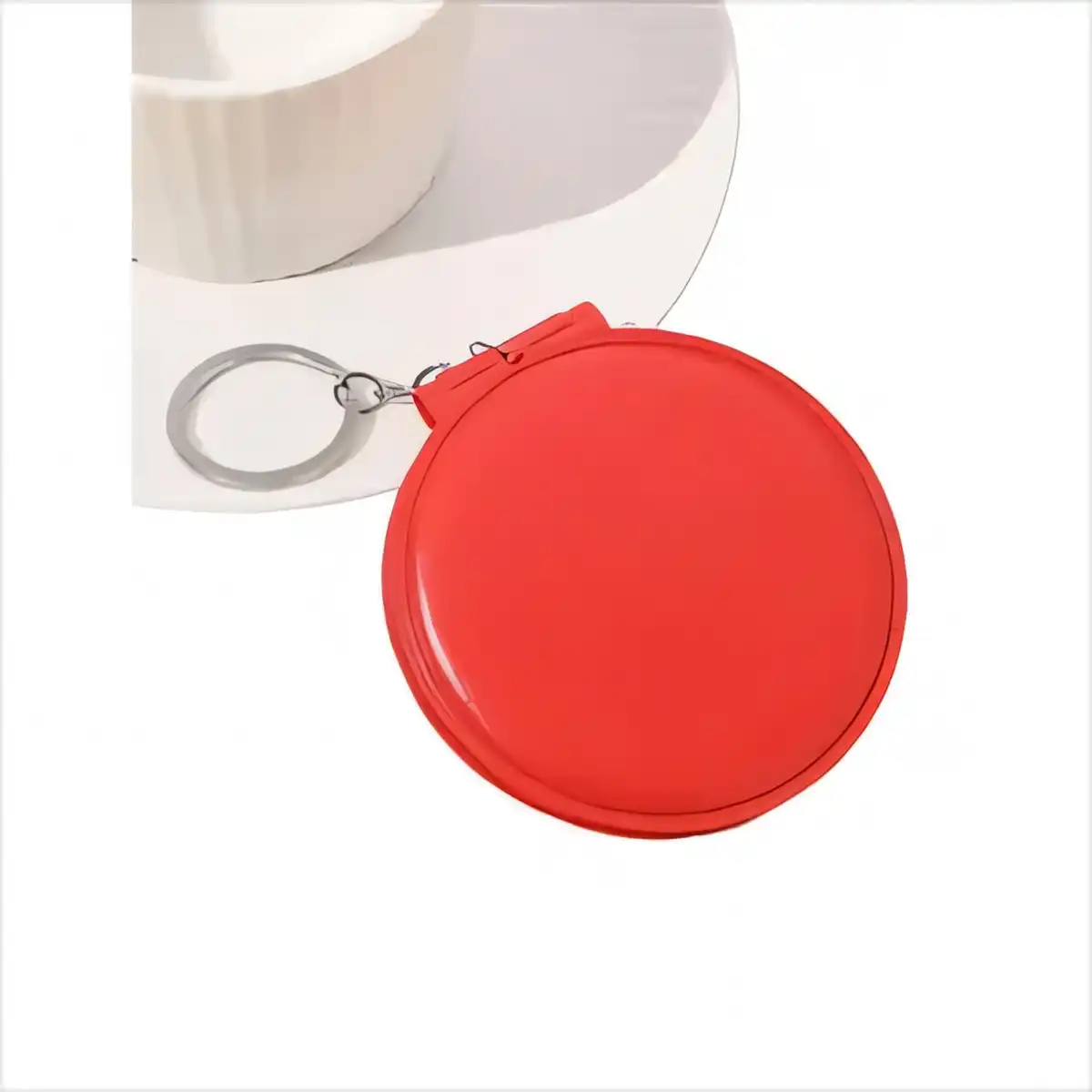 Stainless Steel PU Leather Pocket Mirror product image 9