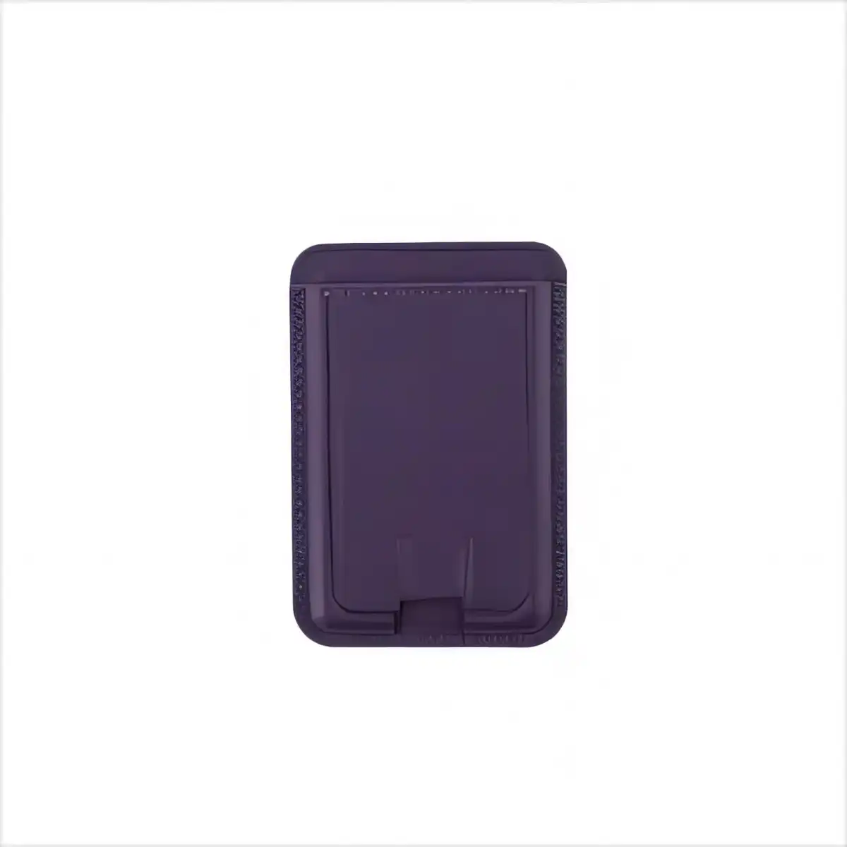 Slim PU Leather Phone Wallet custom logo imprint view