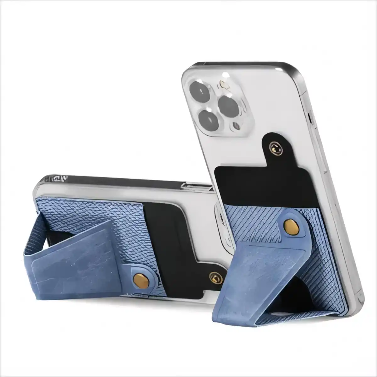 Premium PU Leather Phone Card Holder product detail view