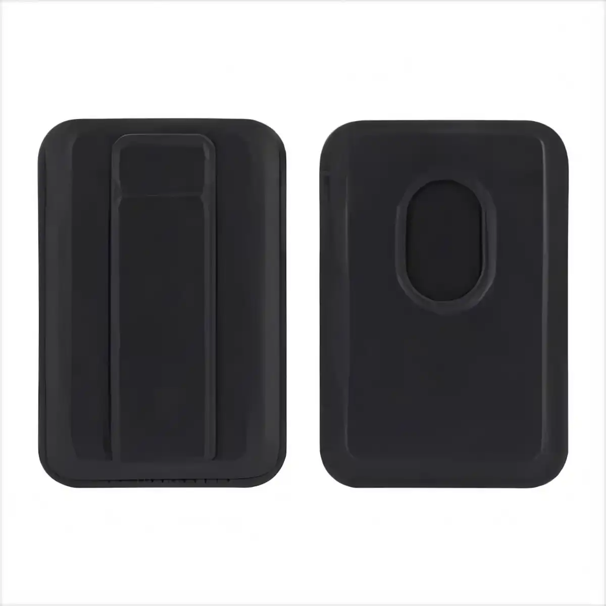 Magnetic Leather Phone Wallet Stand product close-up