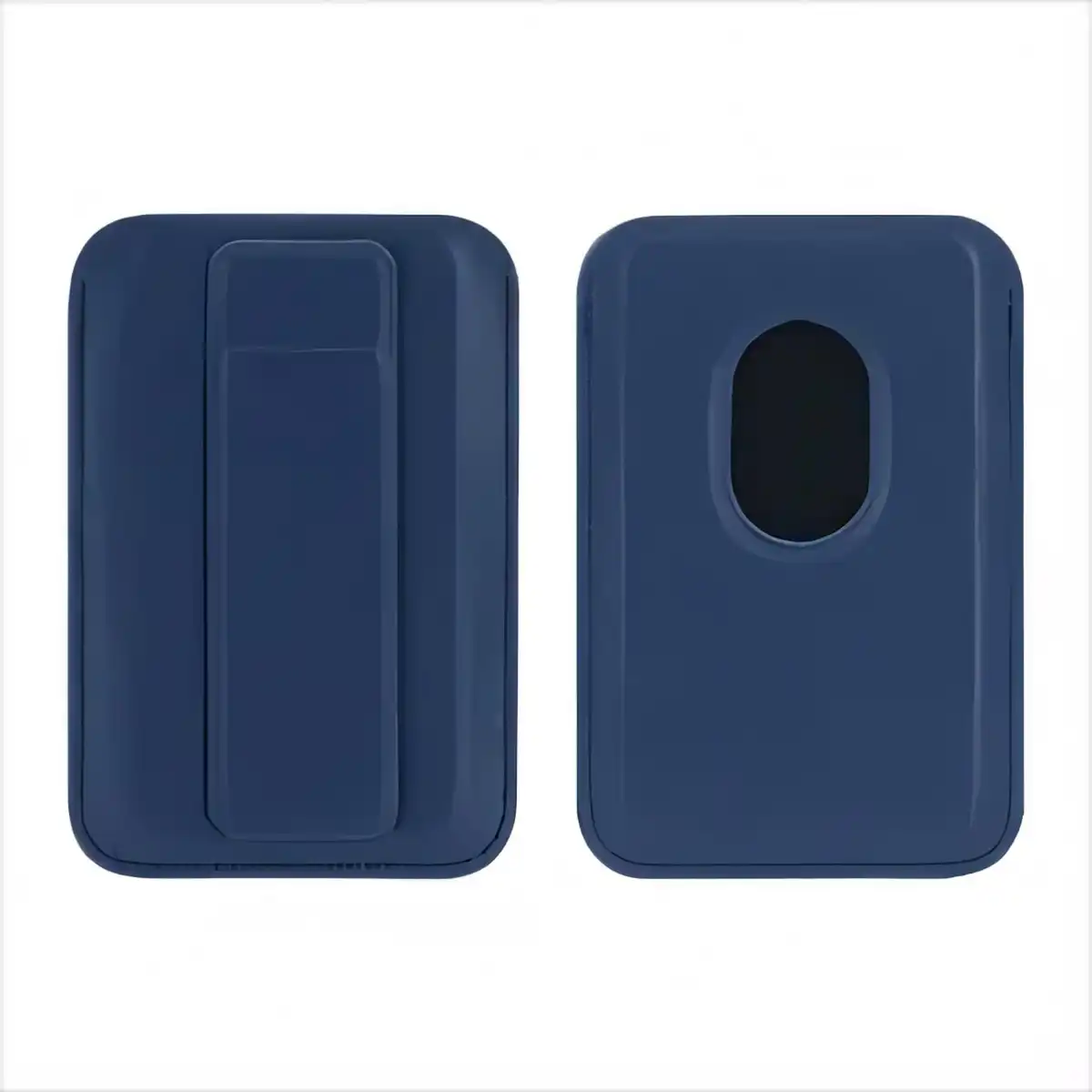 Magnetic Leather Phone Wallet Stand product with accessories