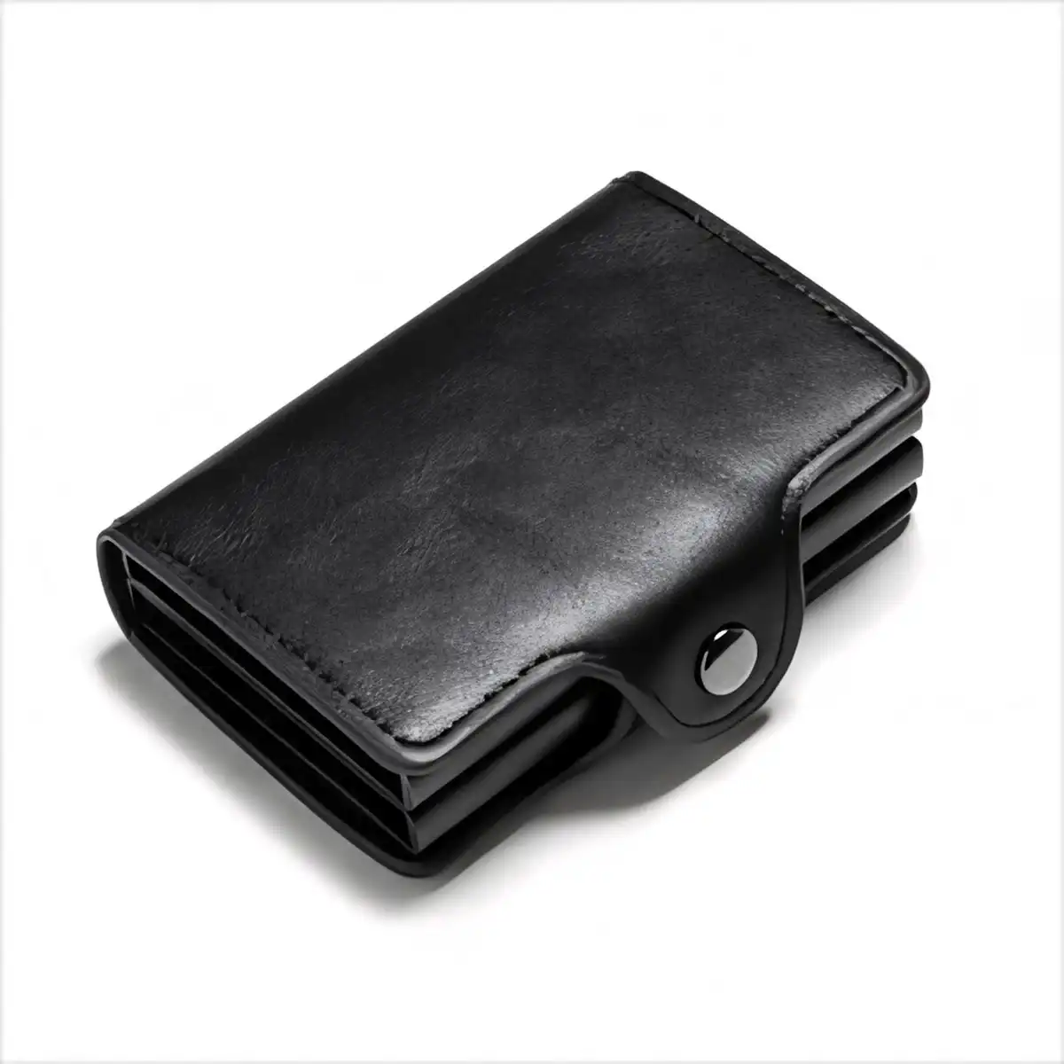 Slim Leather RFID Blocking Wallet product close-up