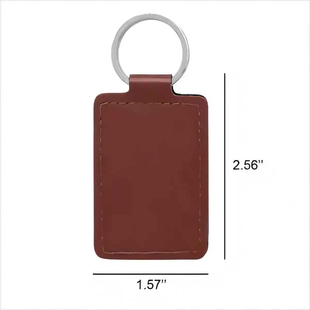 Elegant PU Leather Keychain Gift product detail view