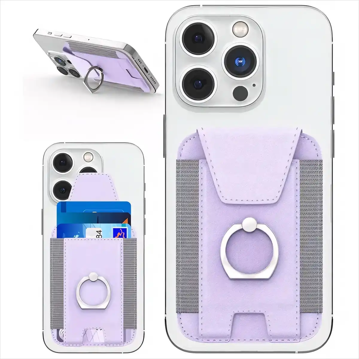 Magnetic Wallet Ring Holder