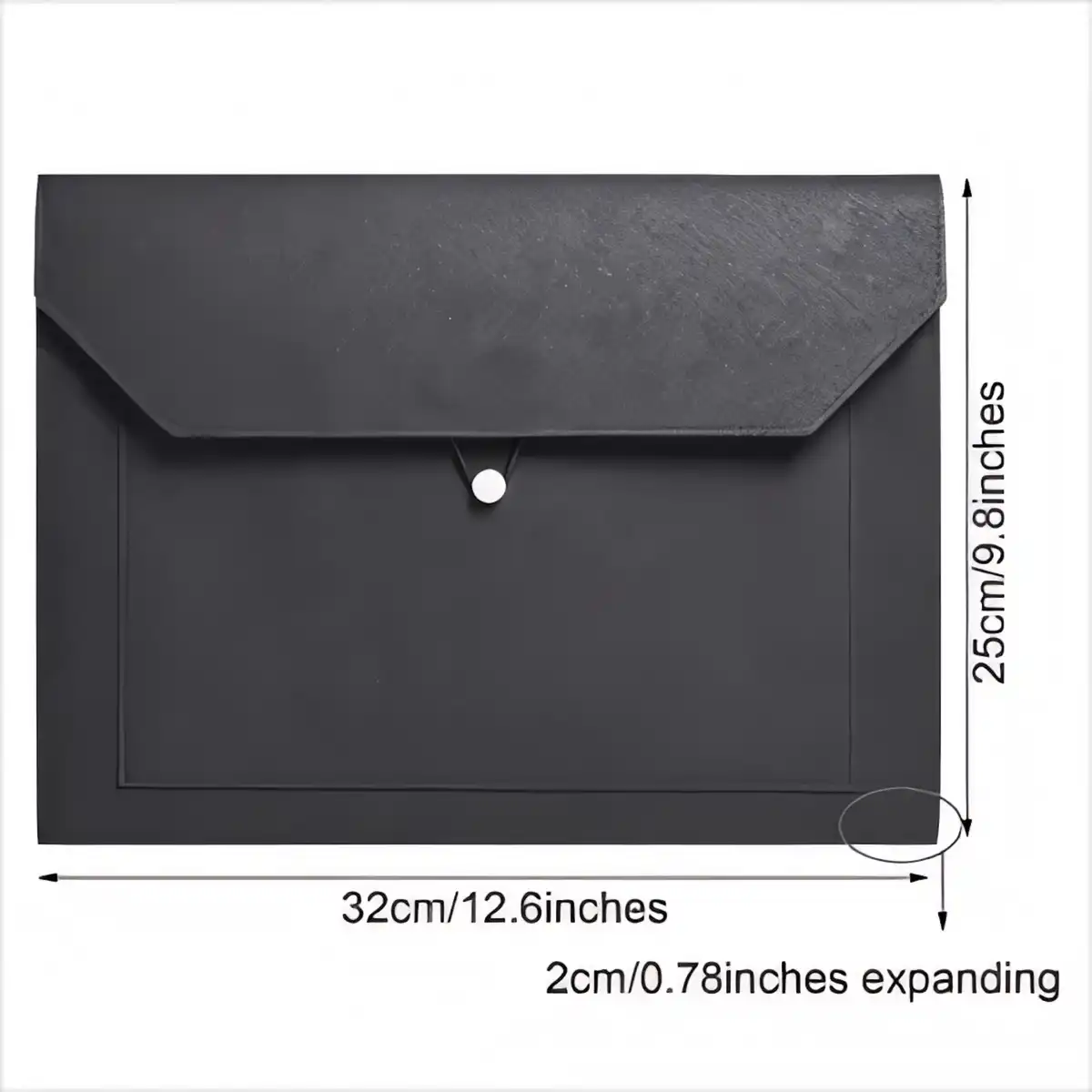 Elegant A4 Leather Document Organizer product detail view