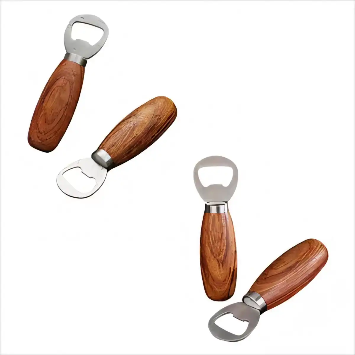 Beech Wood Bottle Openers Set product detail view