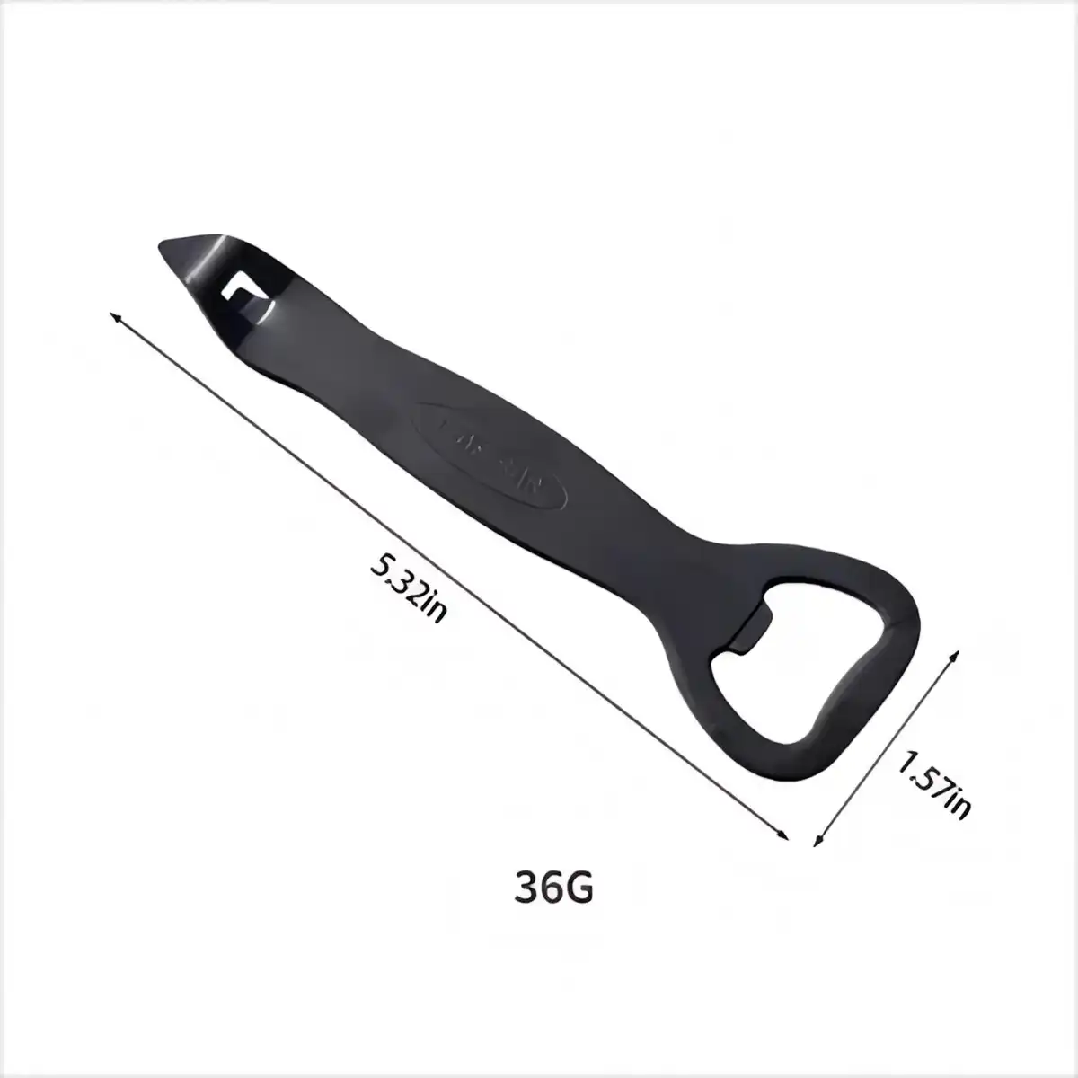 Ergonomic Steel Bottle Opener alternate product angle
