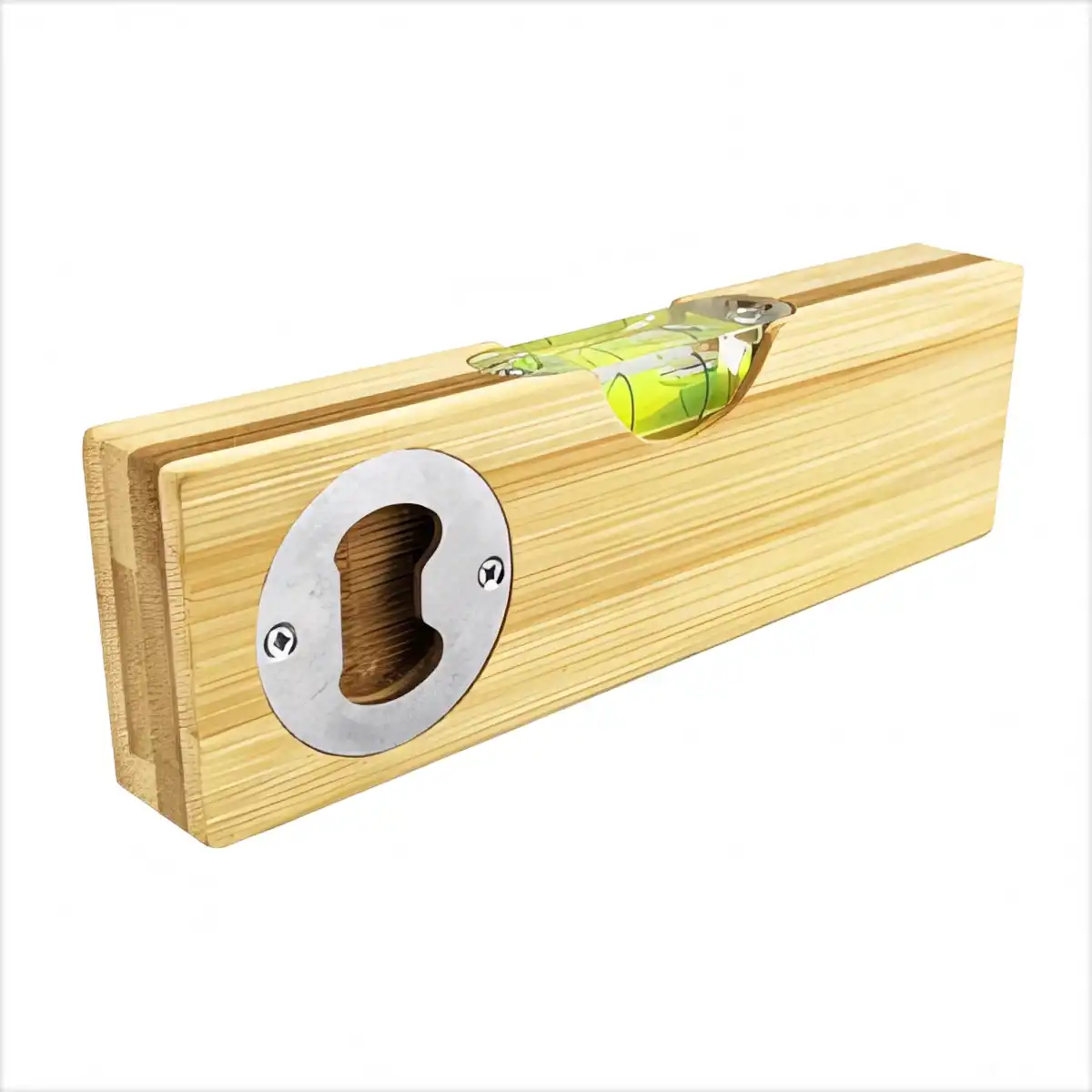 Bamboo Level Bottle Opener Tool additional product view