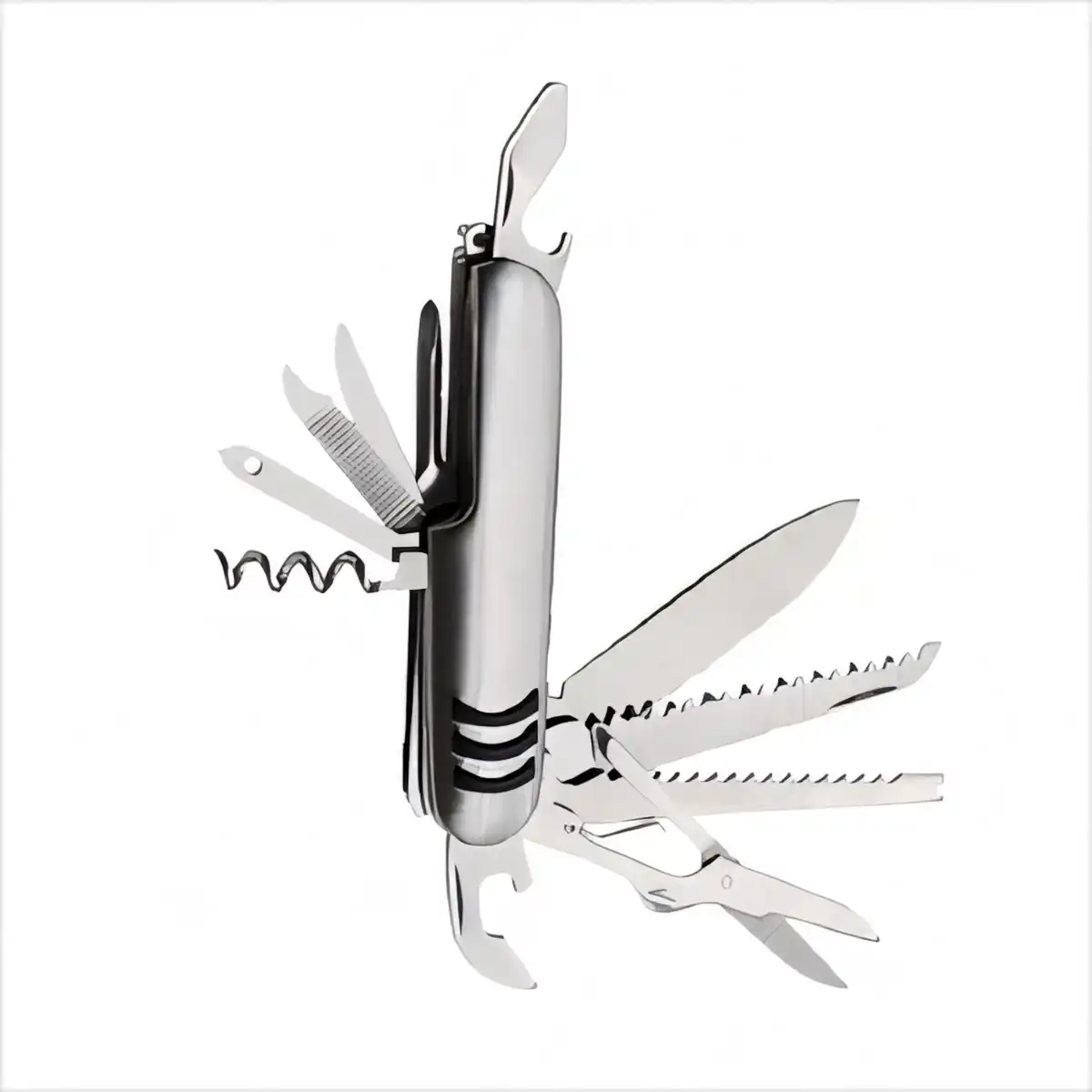 11-in-1 Stainless Steel Pocketknife alternate product angle