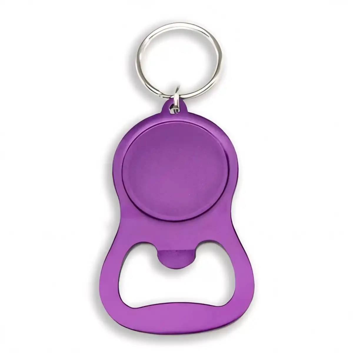 Vibrant Aluminum Keychain Bottle Opener alternate product angle
