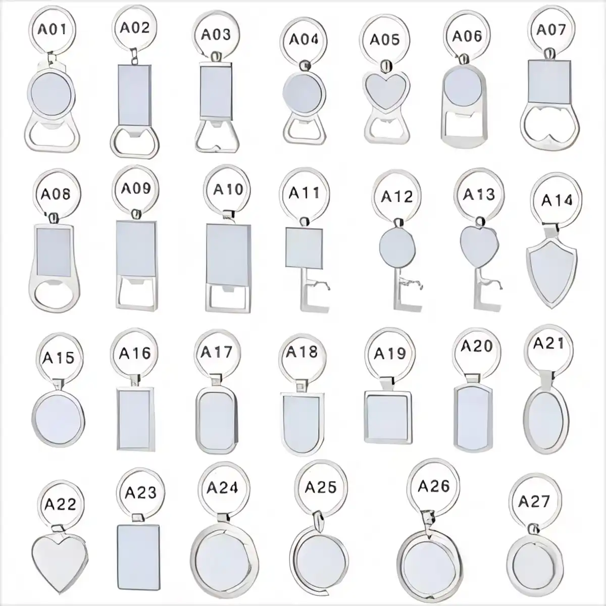 Stainless Steel Keychain Bottle Opener product detail view