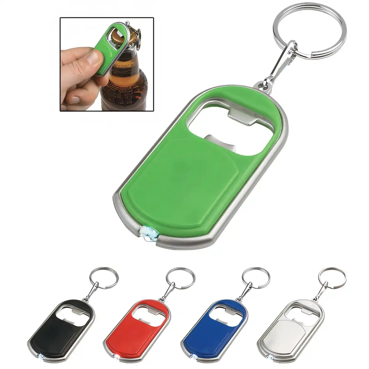 LED Bottle Opener Keychain Light