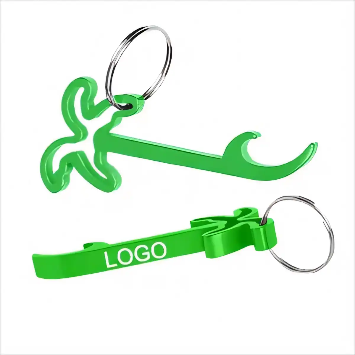 Palm Tree Bottle Opener Keychain alternate product angle