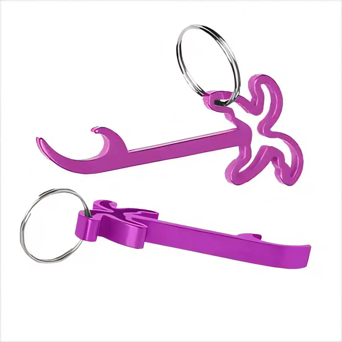 Palm Tree Bottle Opener Keychain product close-up