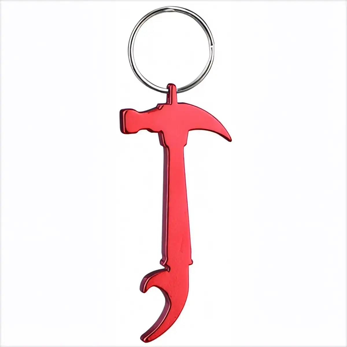 Aluminum Hammer Bottle Opener Keychain product detail view