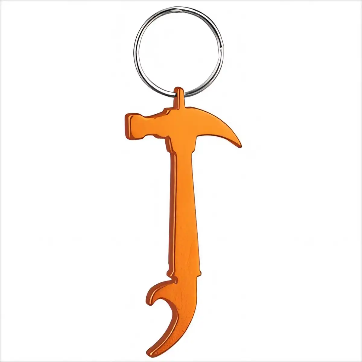 Aluminum Hammer Bottle Opener Keychain additional product view