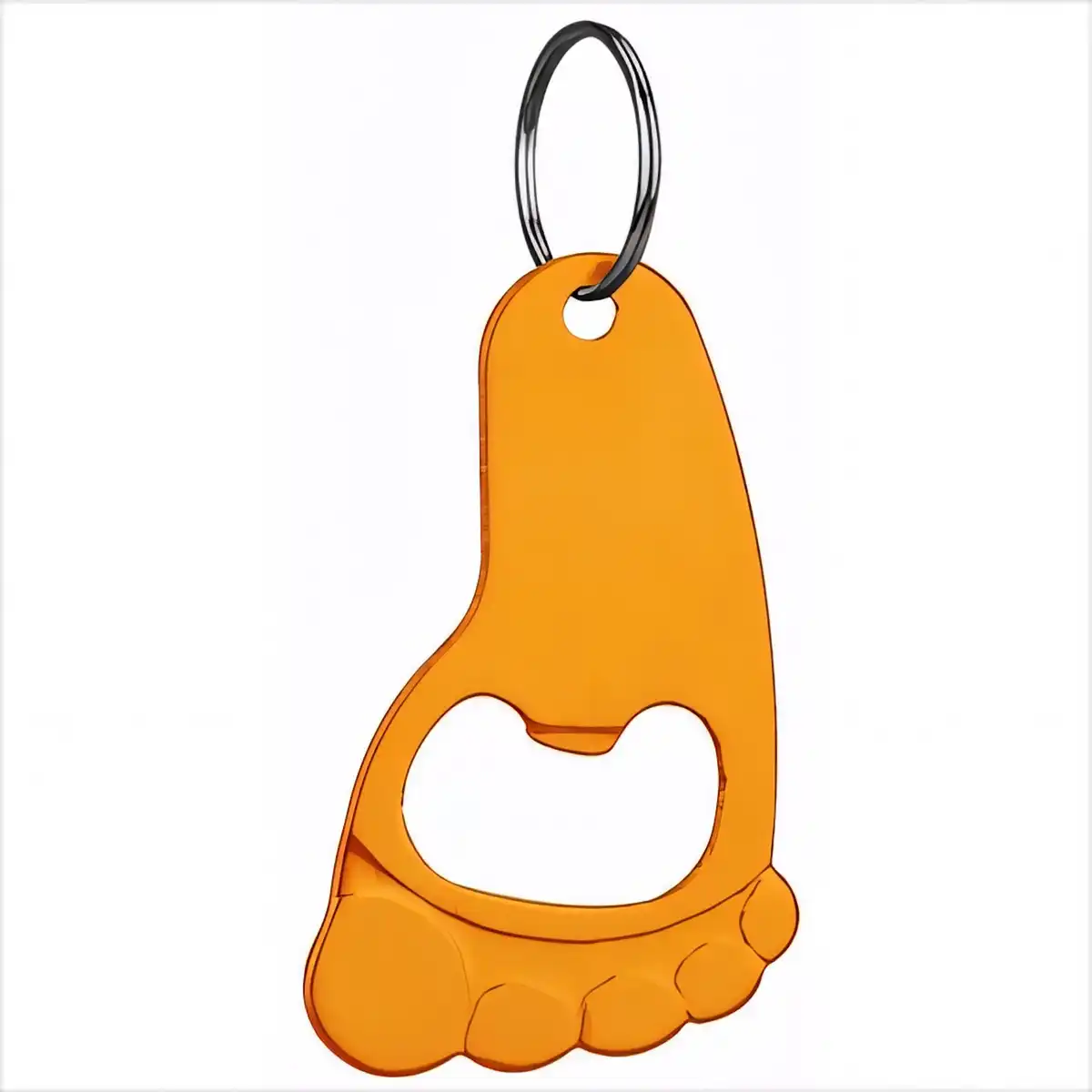 Foot Aluminum Bottle Opener Keychain
