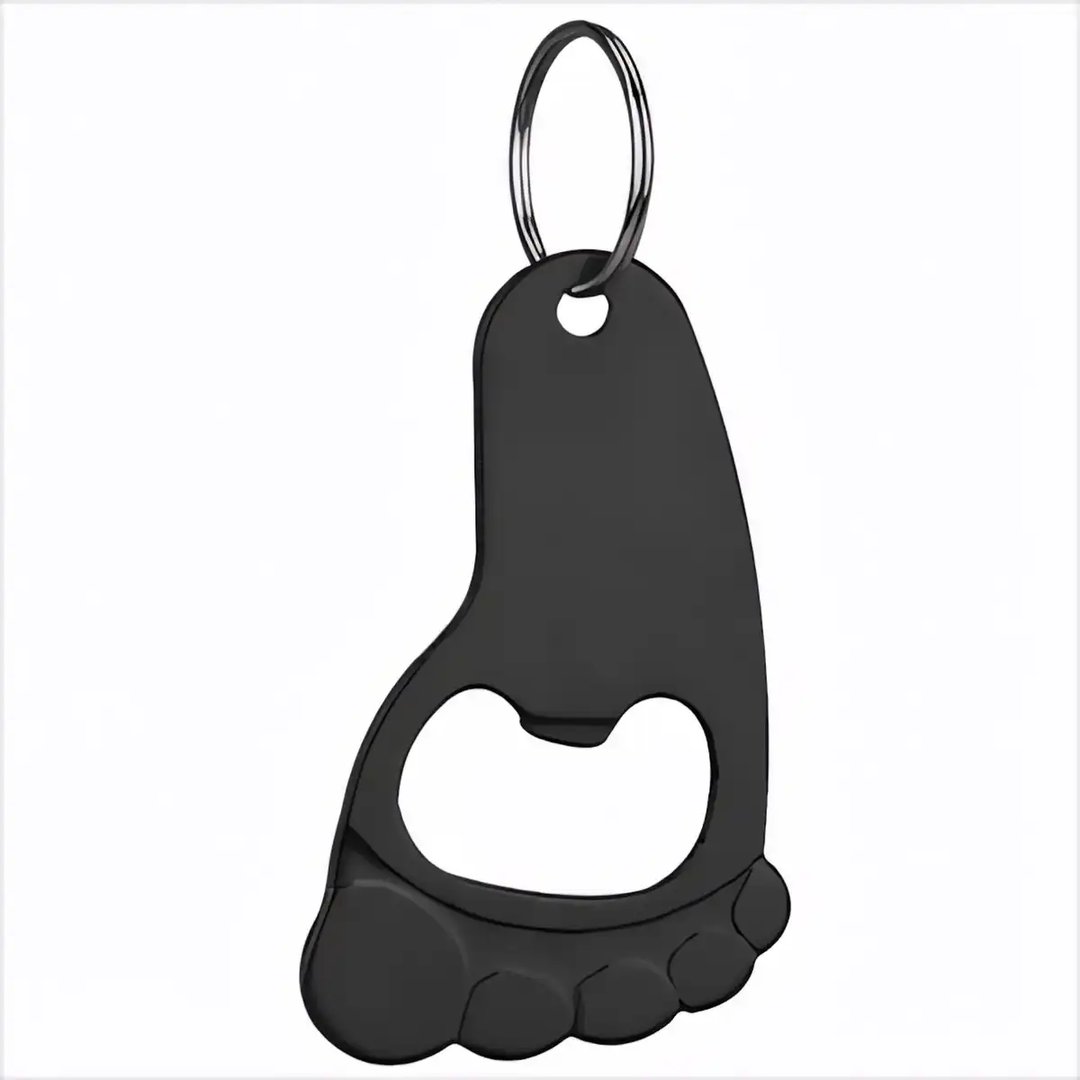 Foot Aluminum Bottle Opener Keychain product detail view
