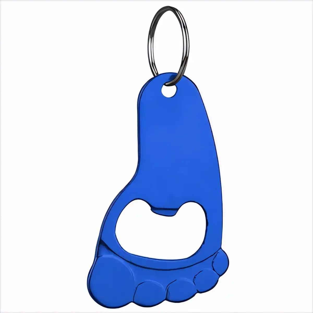 Foot Aluminum Bottle Opener Keychain additional product view