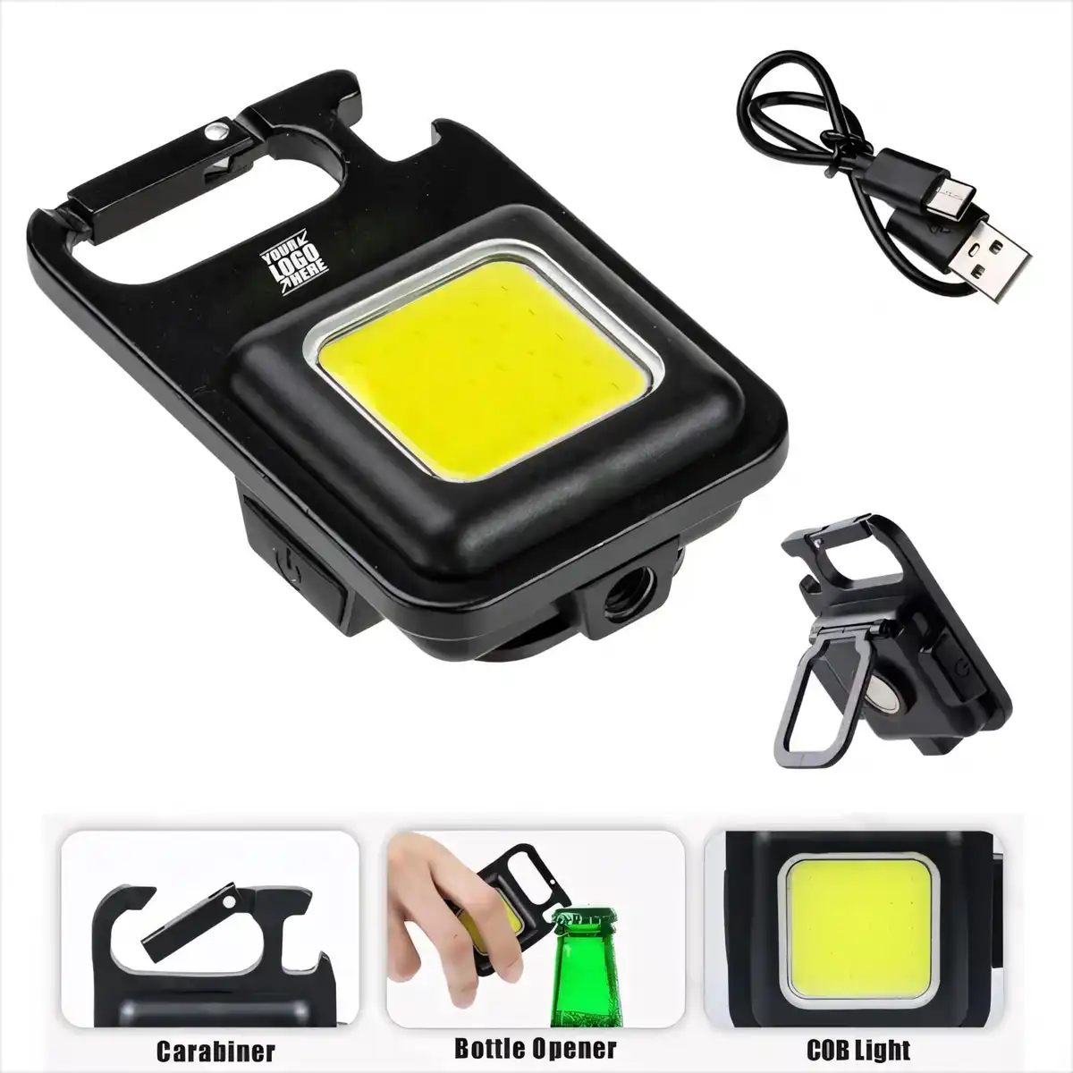Magnetic COB Flashlight Rechargeable Stand