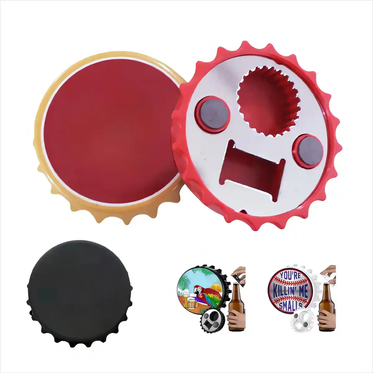 Magnetic Bottle Opener Fridge Magnet