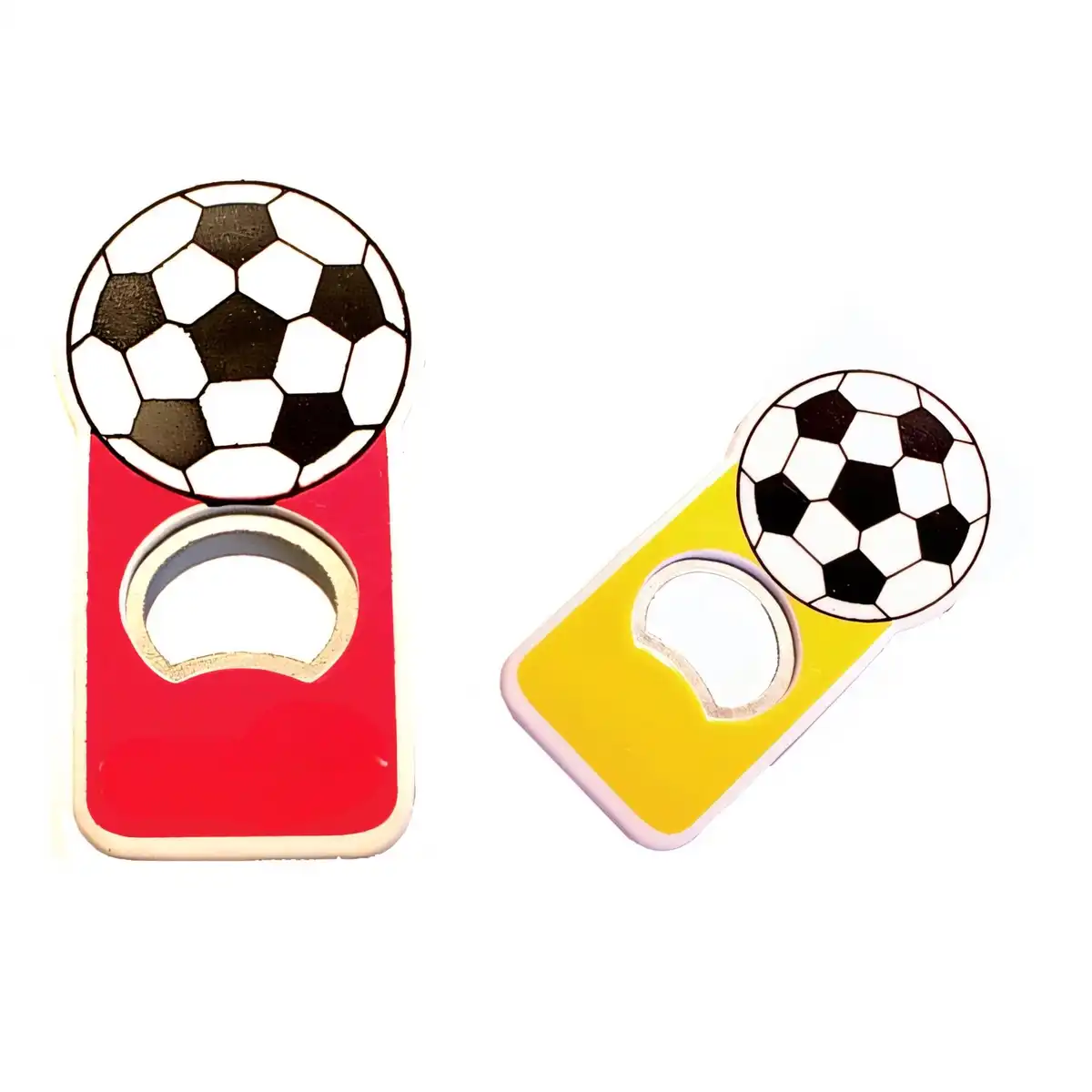 Jumbo Soccer Magnet Bottle Opener