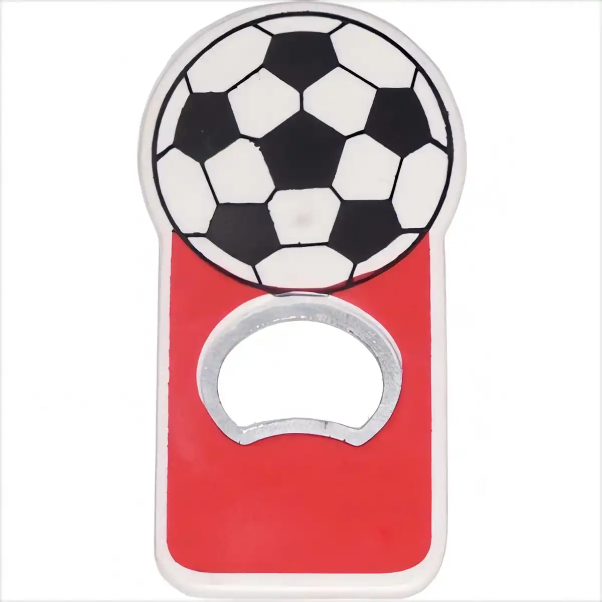 Jumbo Soccer Magnet Bottle Opener product detail view