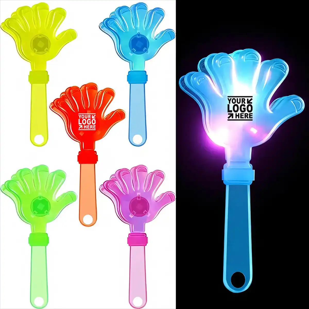 Vibrant Plastic Hand Clappers