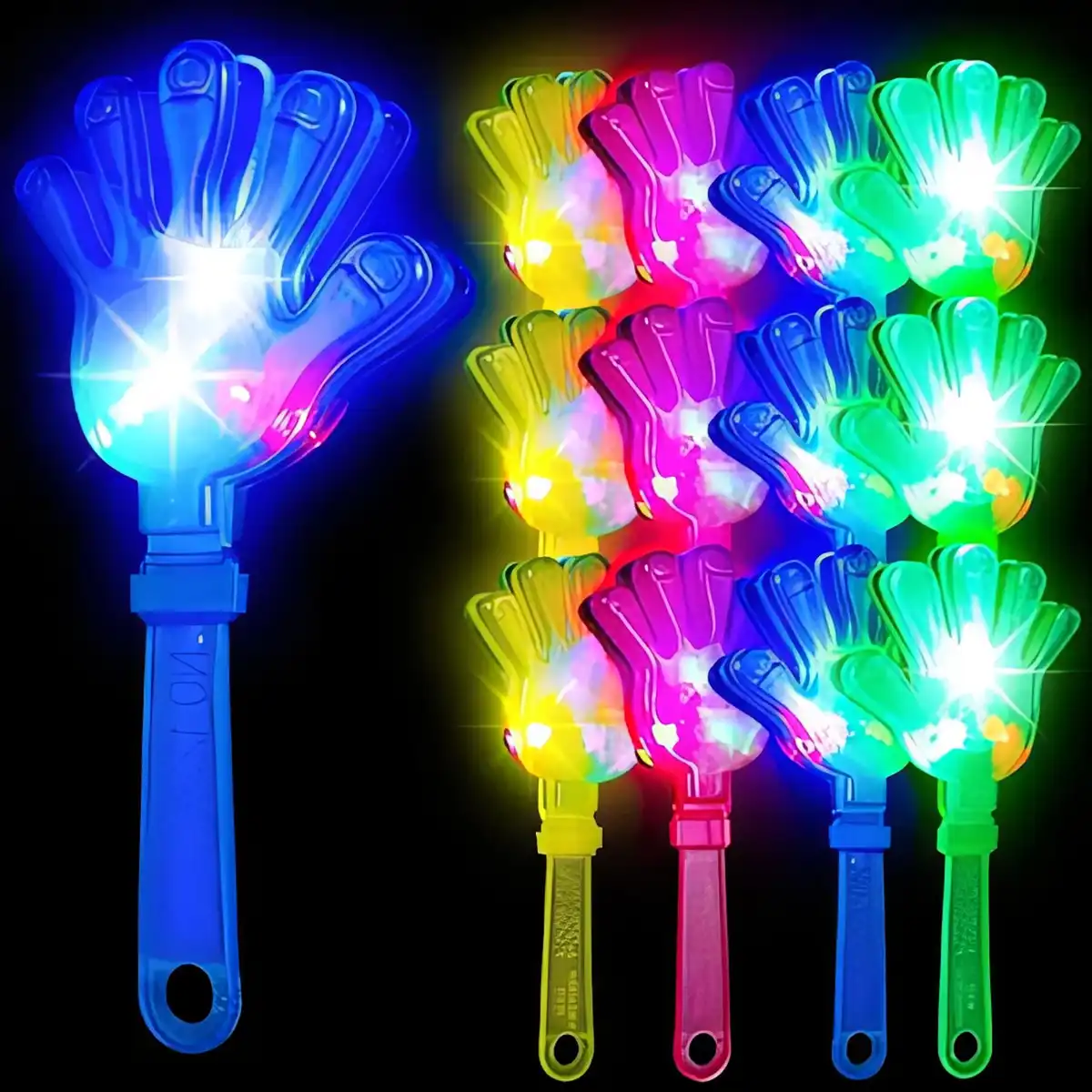 Vibrant Plastic Hand Clappers product detail view