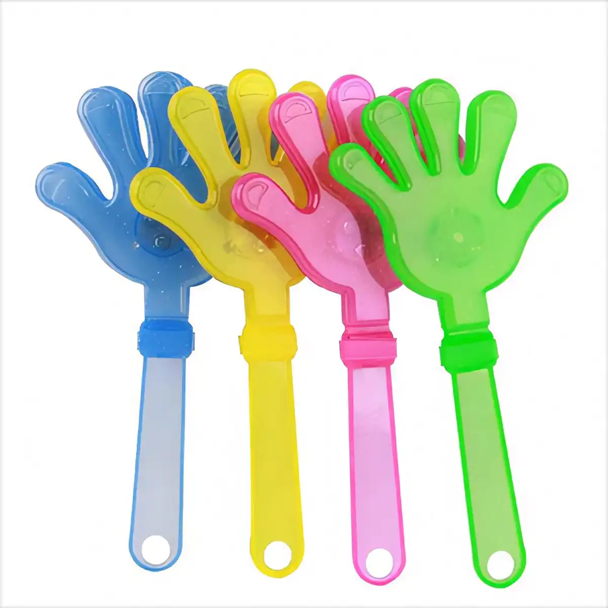 Vibrant Plastic Hand Clappers alternate product angle