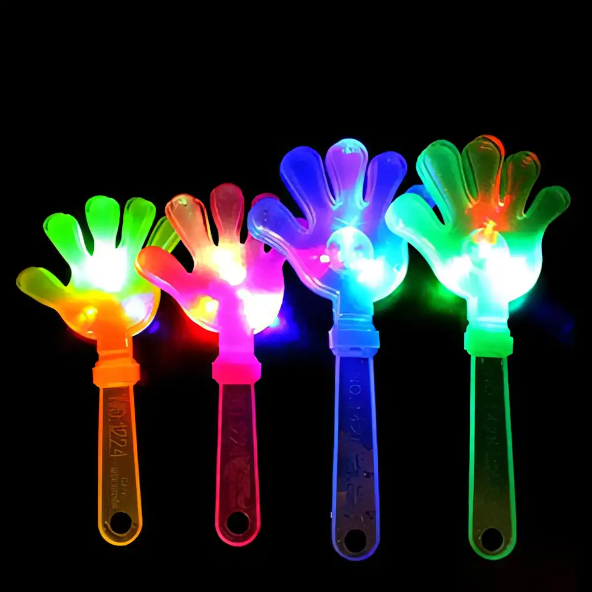 Vibrant Plastic Hand Clappers product close-up