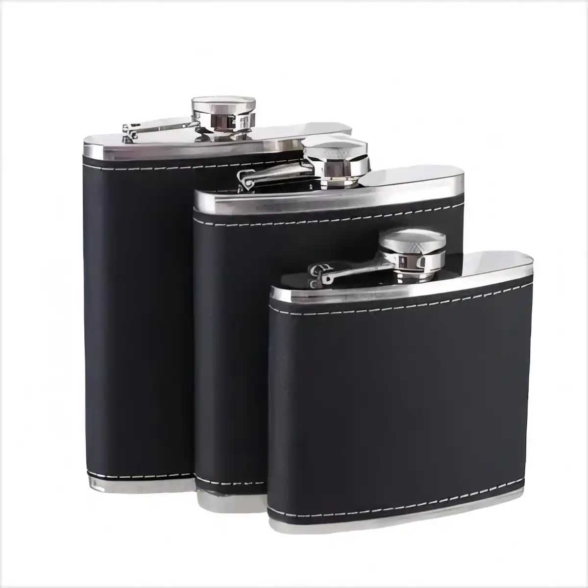 Premium Stainless Steel Hip Flask product close-up