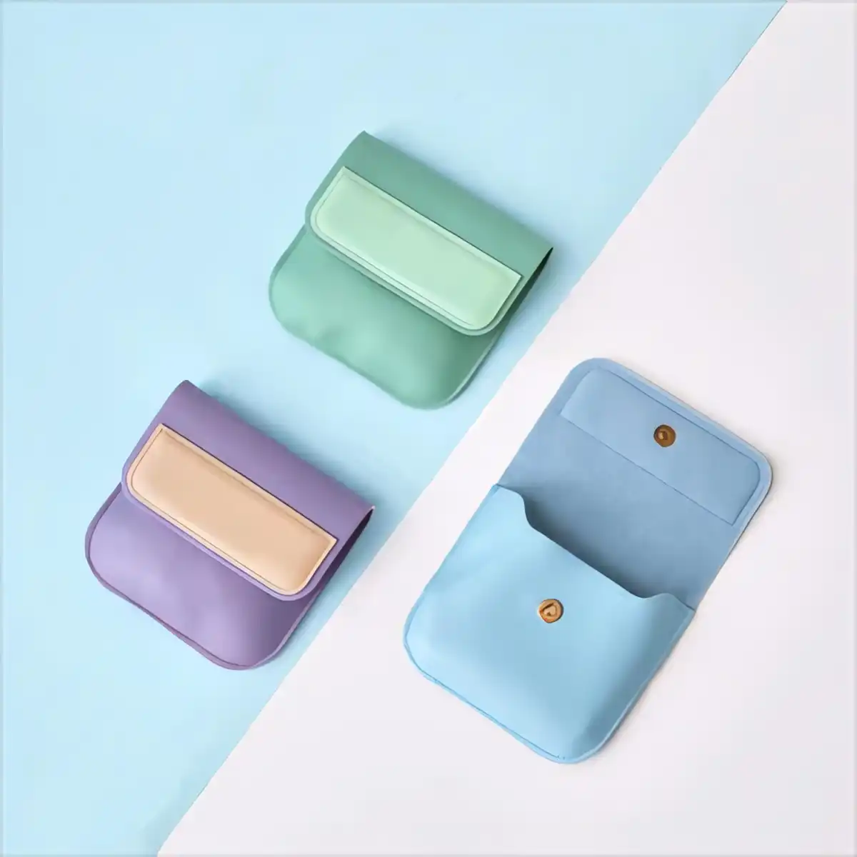 Vibrant Mini Coin Purse Wallet alternate product angle