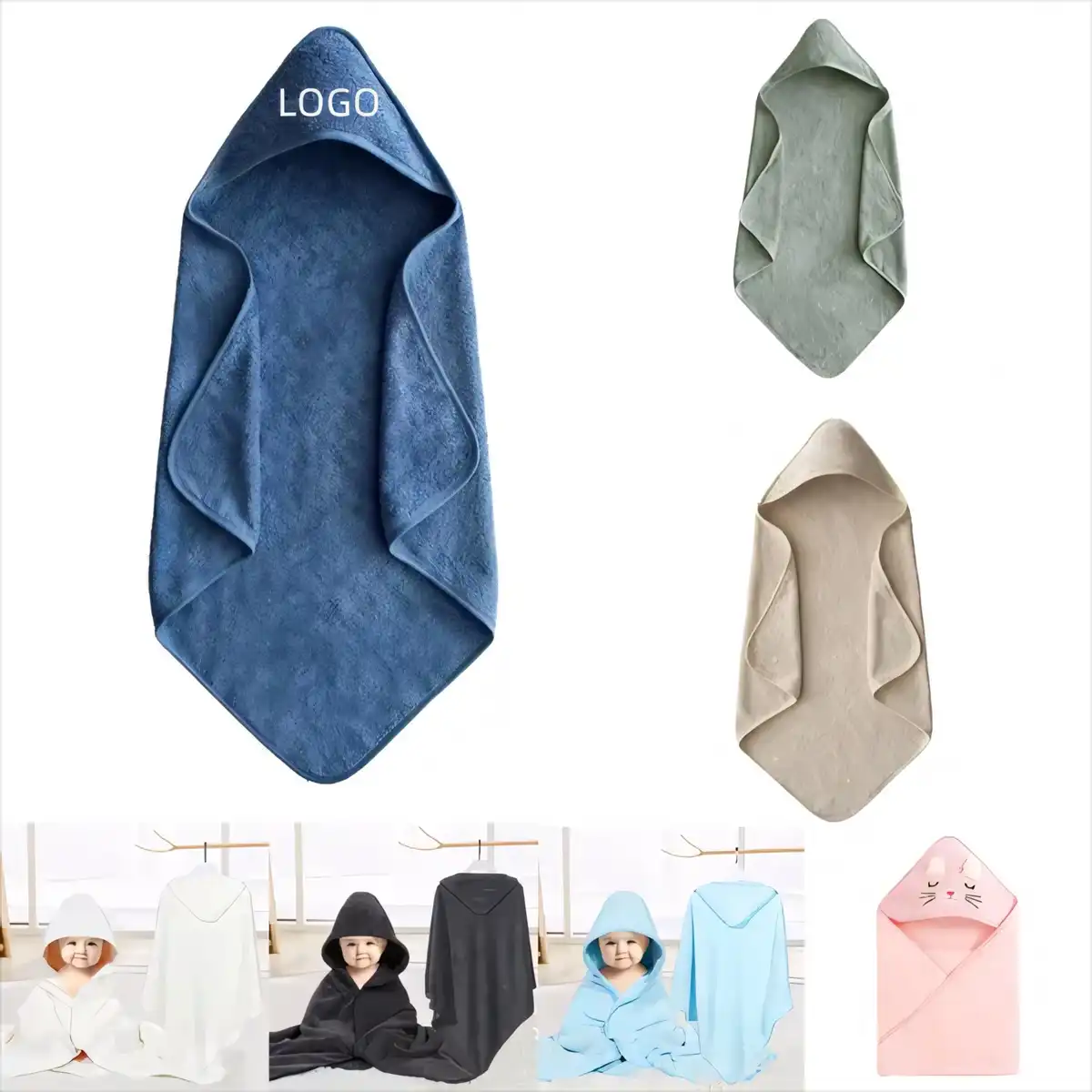 Plush Hooded Baby Towel