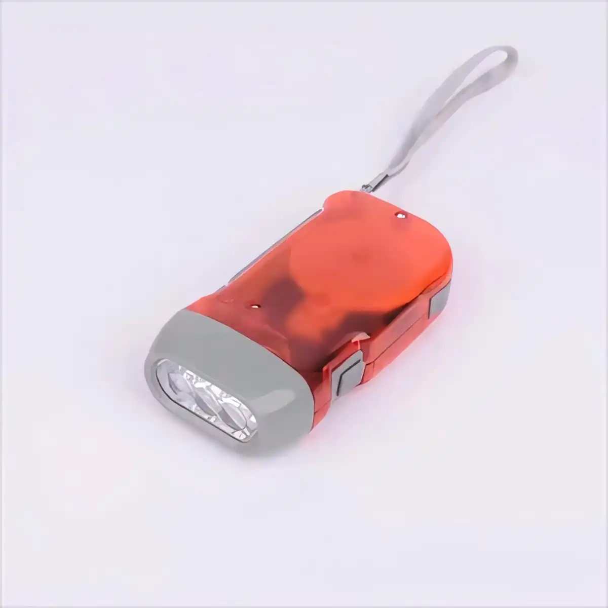 Hand Press LED Flashlight product close-up