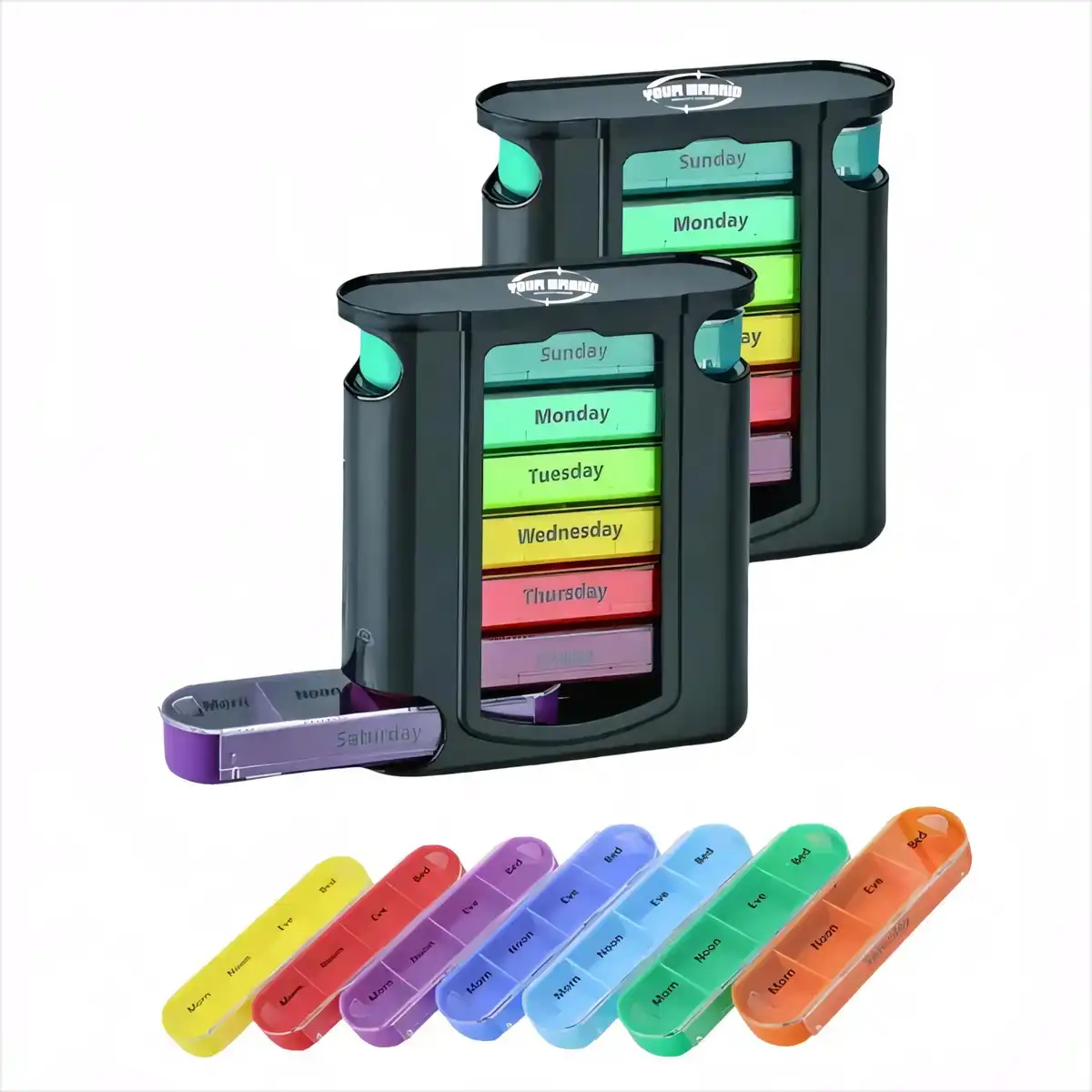 7 Day Stackable Pill Organizer