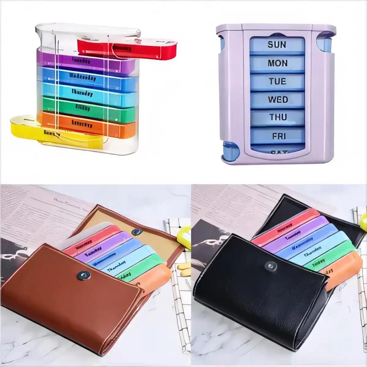 7 Day Stackable Pill Organizer product close-up