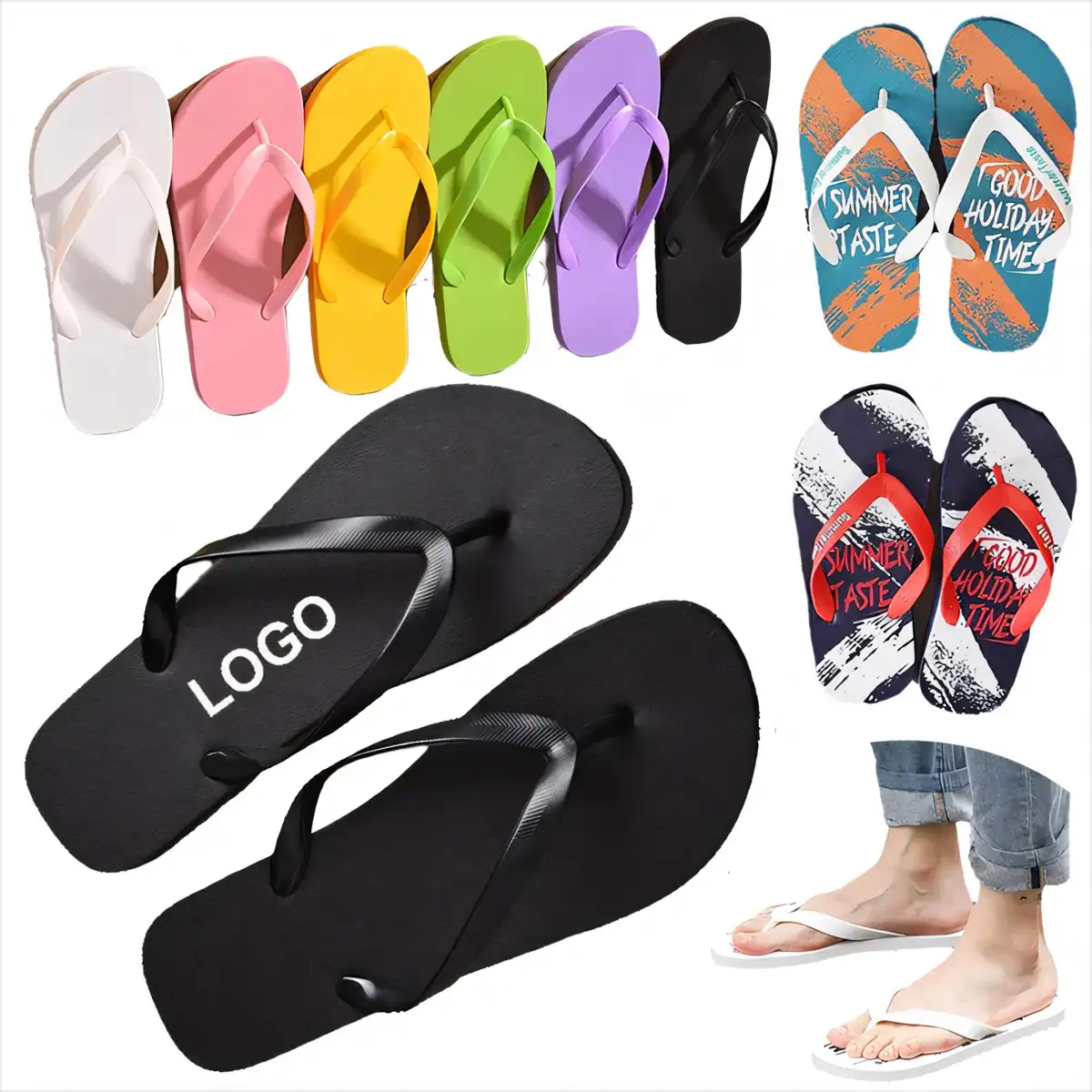 Vibrant Unisex Beach Sandals