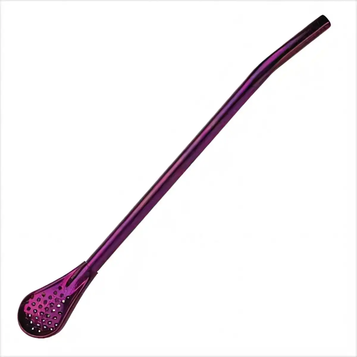 Stainless Steel Straw Spoon Set product close-up