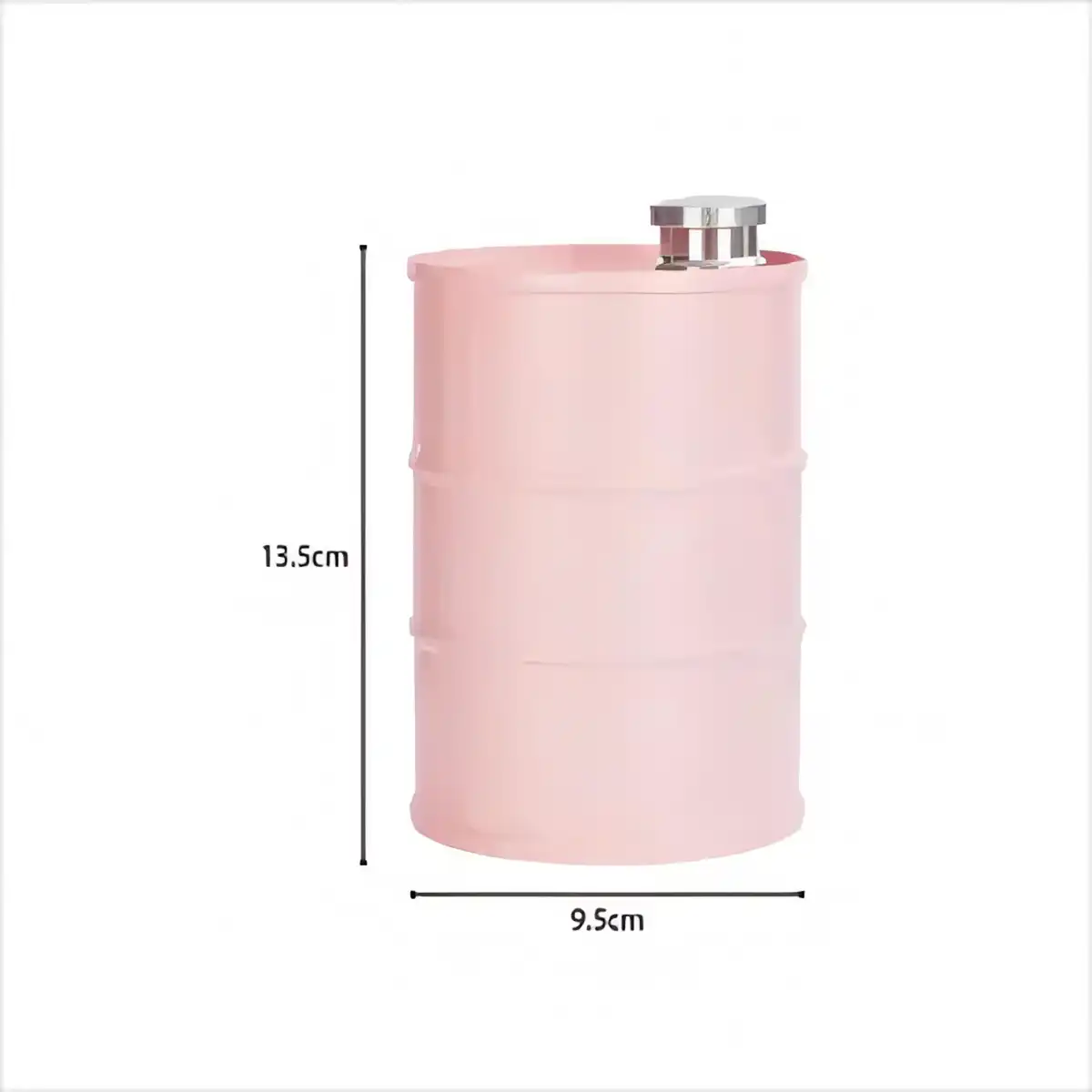 750ml Stainless Steel Barrel Flask product detail view